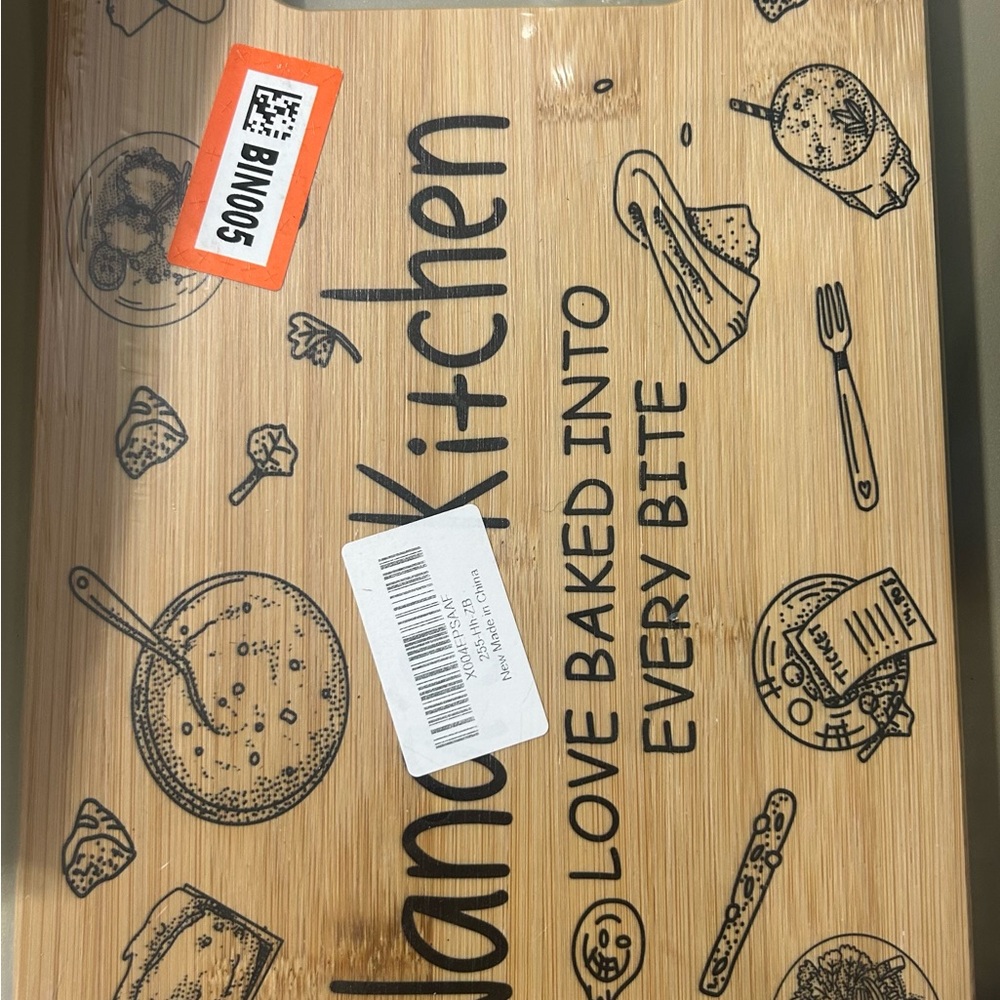 Bamboo Kitchen Cutting Board - Natural Brown